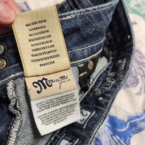 Miss Me Jeans, sz 27 bootcut western cowgirlcore, boho, - Picture 4 of 11